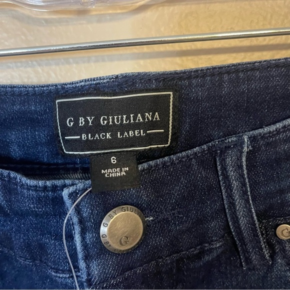 G by Giuliani  Women's Blue Denim Shorts Size 6 - Picture 3 of 6